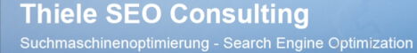 SEO Consulting Thiele - Suchmaschinenoptimierung